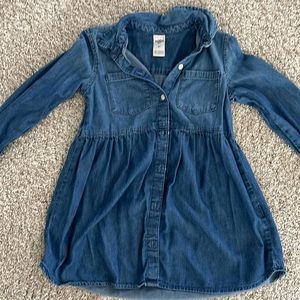 Oshkosh toddler girl jean dress size 3T- great condition!